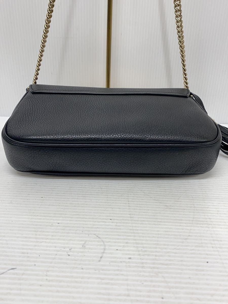 GUCCI Shoulder Bag_SoHo _Interlocking G Leather BLK 4