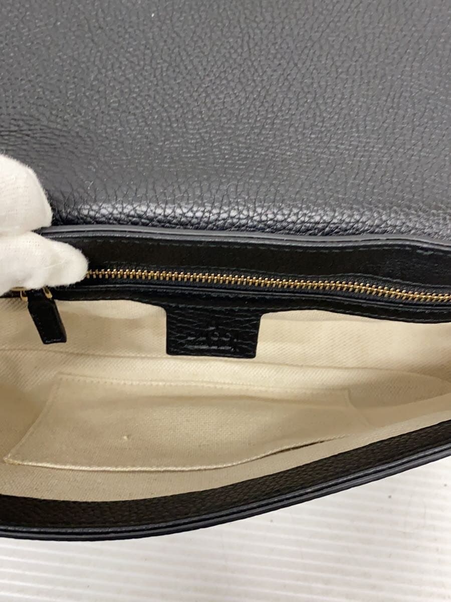 GUCCI Shoulder Bag_SoHo _Interlocking G Leather BLK 6