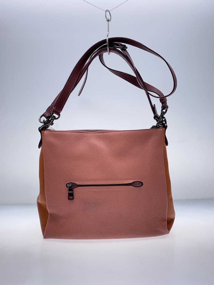 COACH shoulder bag -- PNK plain C0826 3
