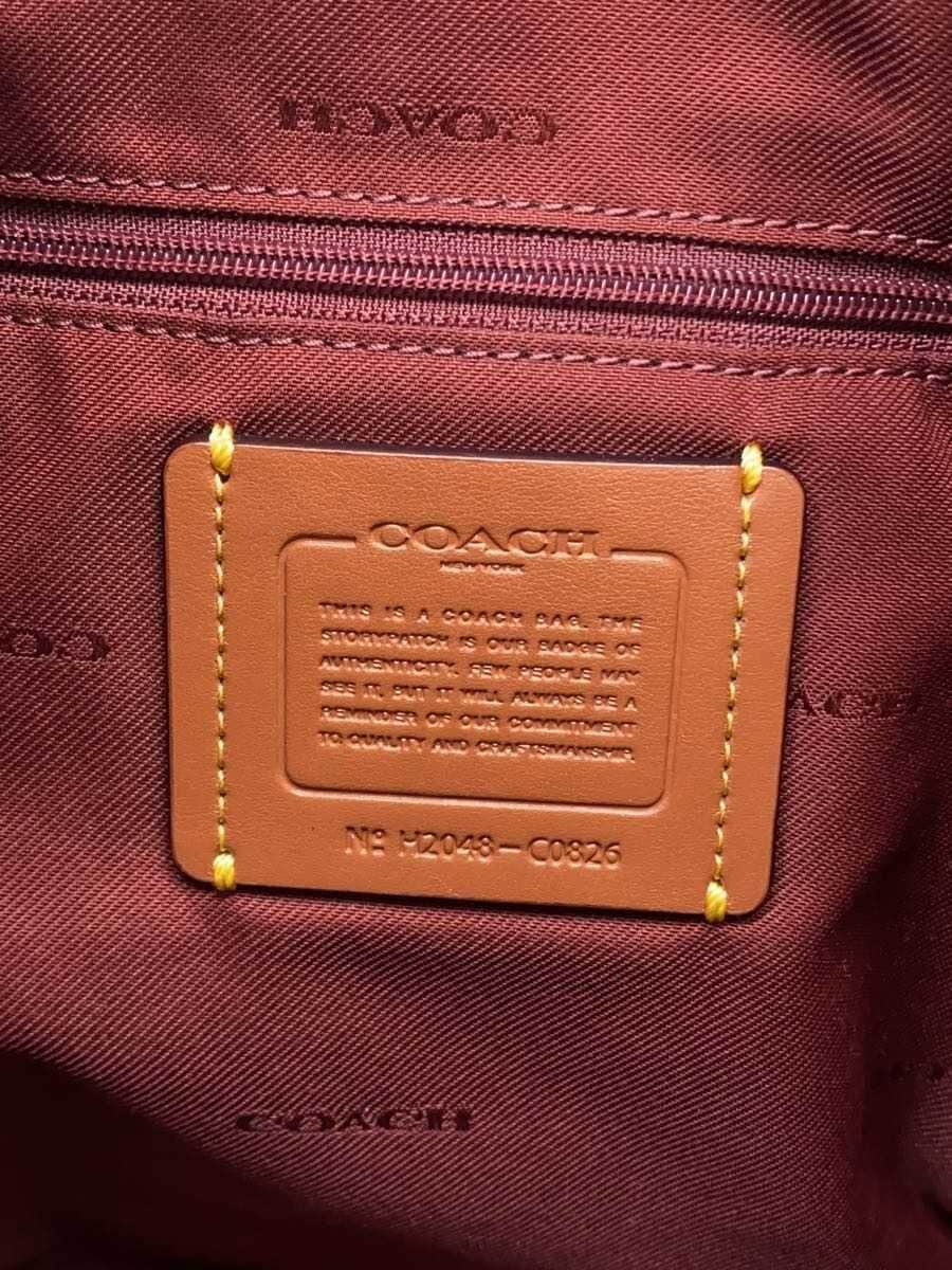 COACH shoulder bag -- PNK plain C0826 5