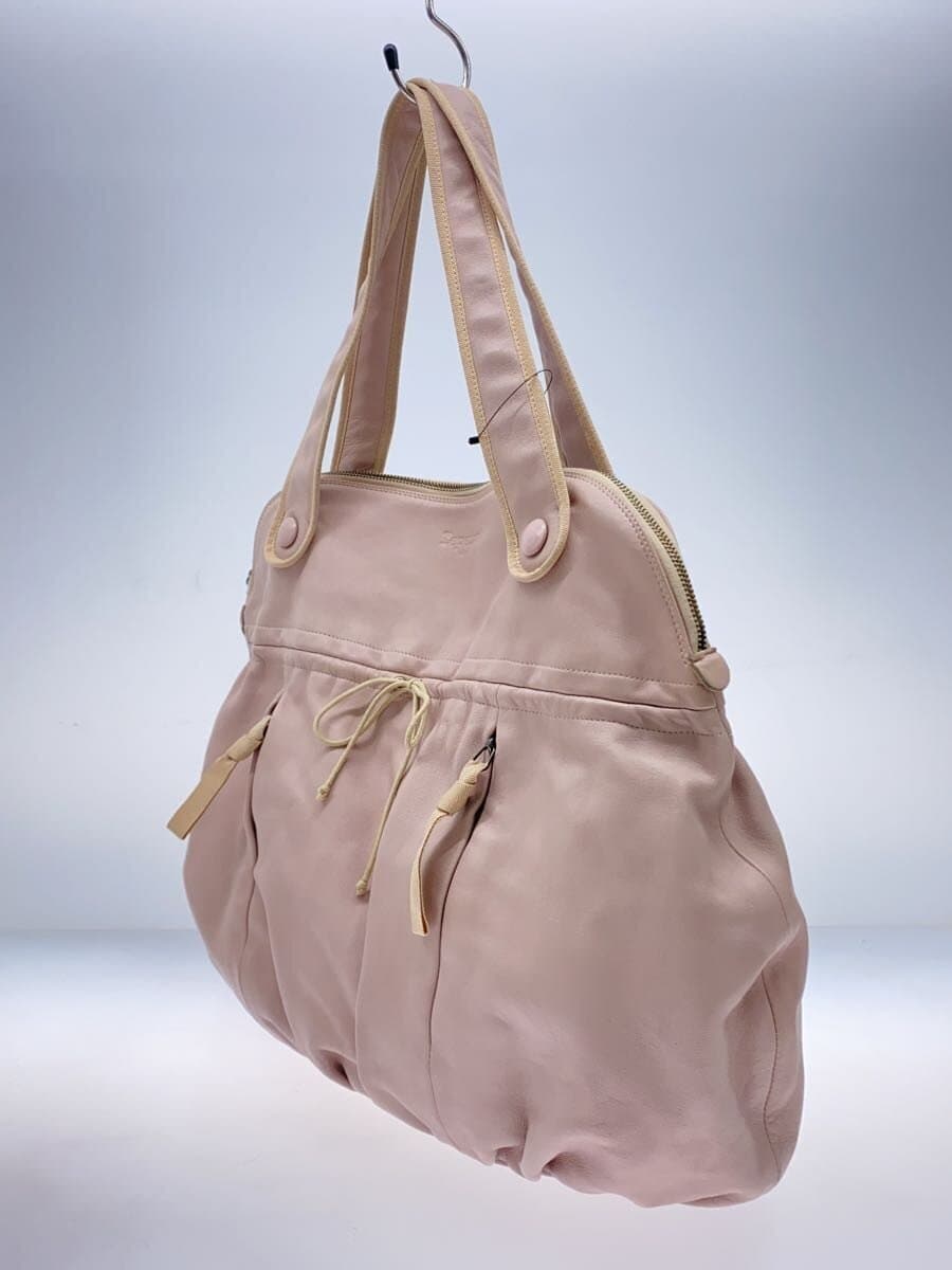 Repetto tote bag leather PNK plain 2