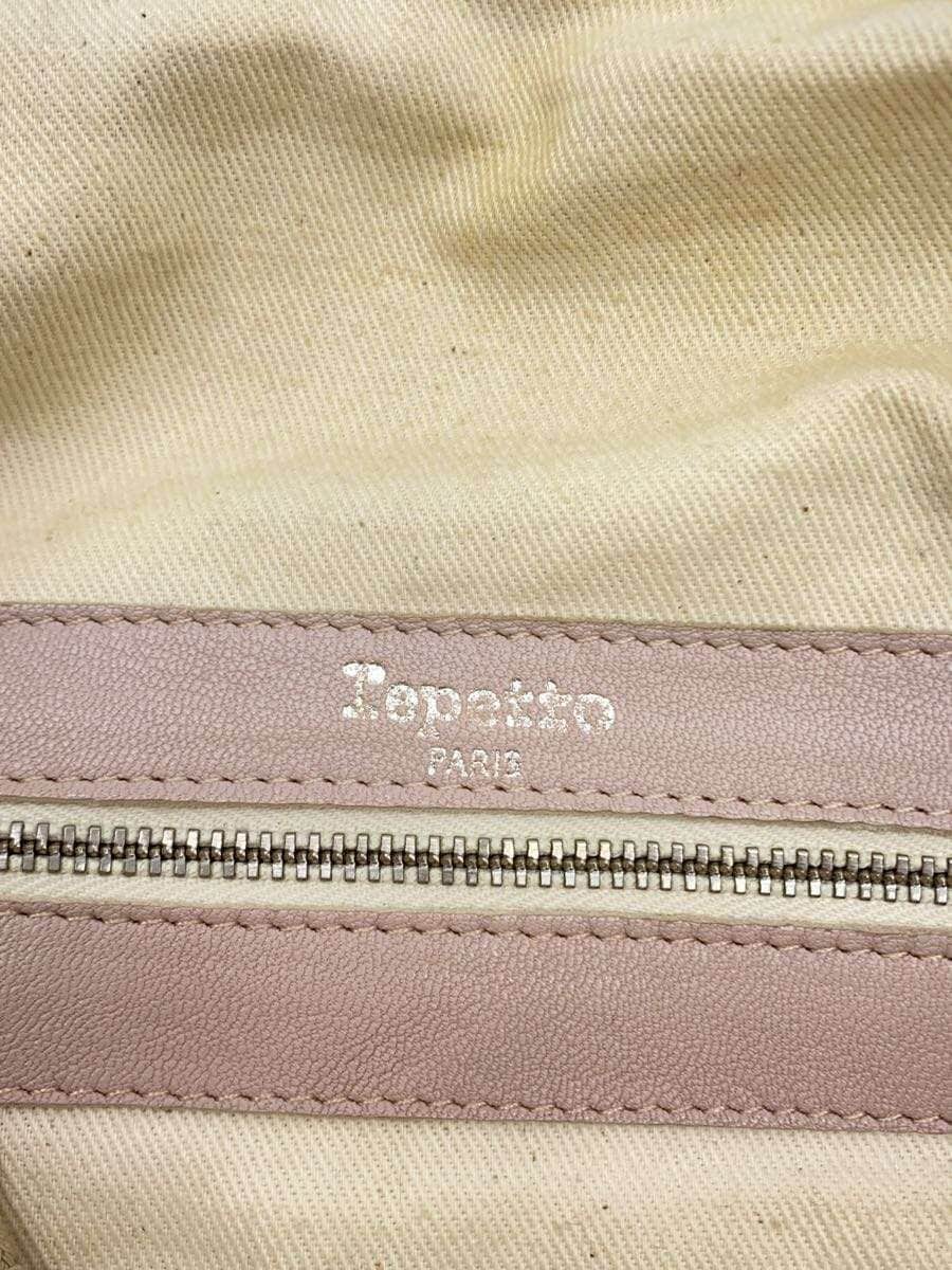 Repetto tote bag leather PNK plain 5