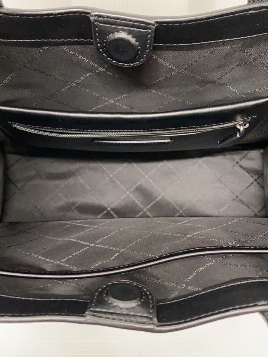 MICHAEL MICHAEL KORS Tote Bag PVC BLK Monogram 37F2LCOT4B 6