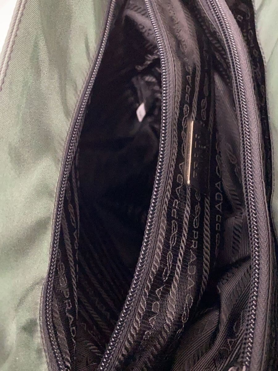 PRADA Tote Bag Nylon KHK Solid B4681 8