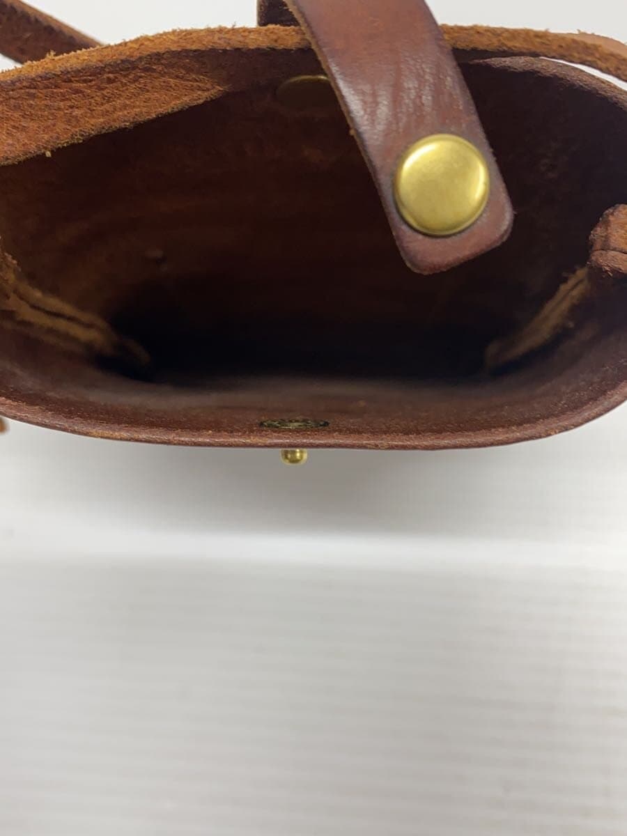 analogico Smartphone Shoulder Shoulder Bag Leather BRW Solid 6