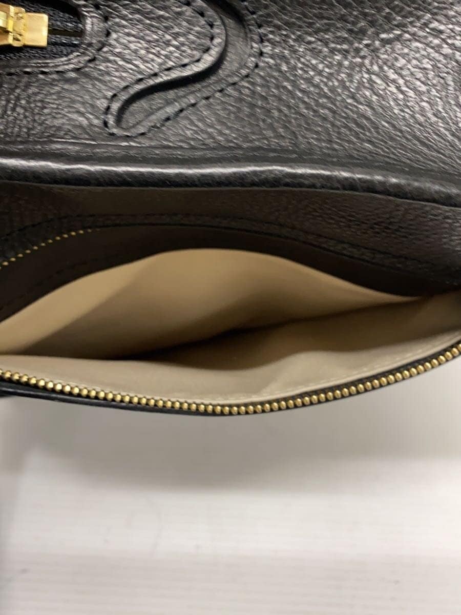 Tsuchiya Kaban Vachetta Ring Leather Urbano Urban Brief Bag Leather BLK Solid Shrunken Leather 8