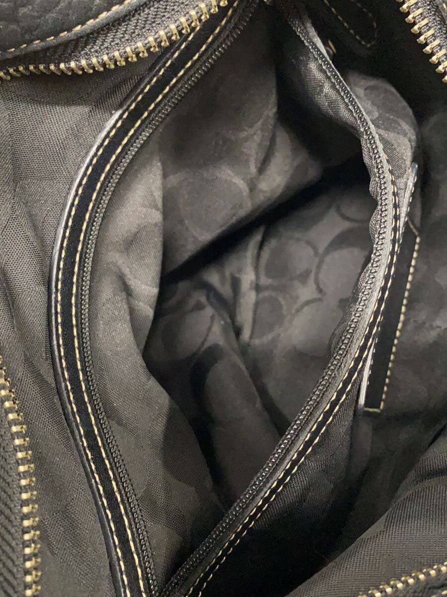 COACH Soft Slim Pebbled Duffle_Legacy Leather BLK 7
