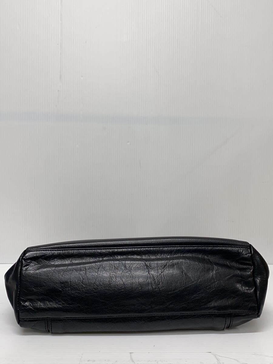 BARDOT ROSE Shoulder Bag Leather BLK Solid 4