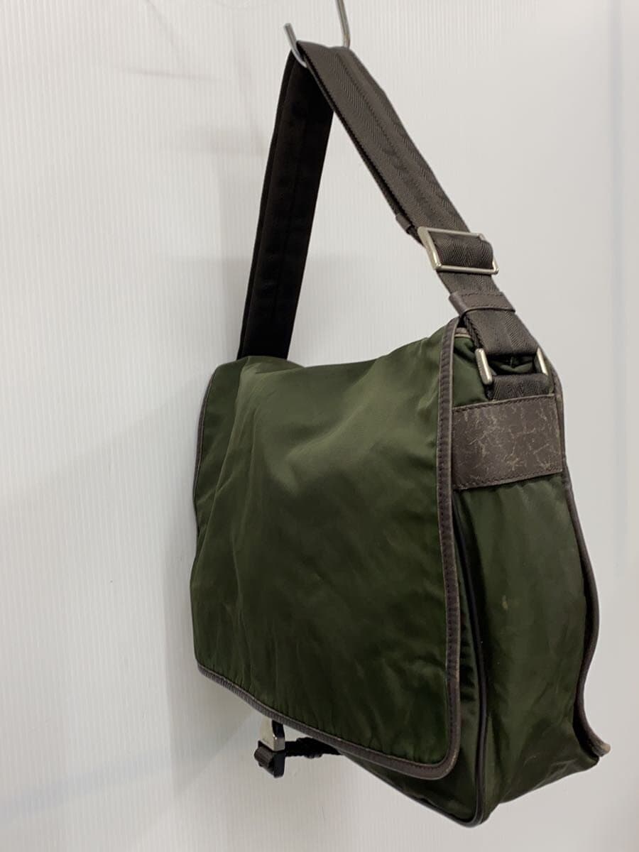 PRADAOLD nylon Messenger bag test tote shoulder bag KHK plain VINTAGE 2