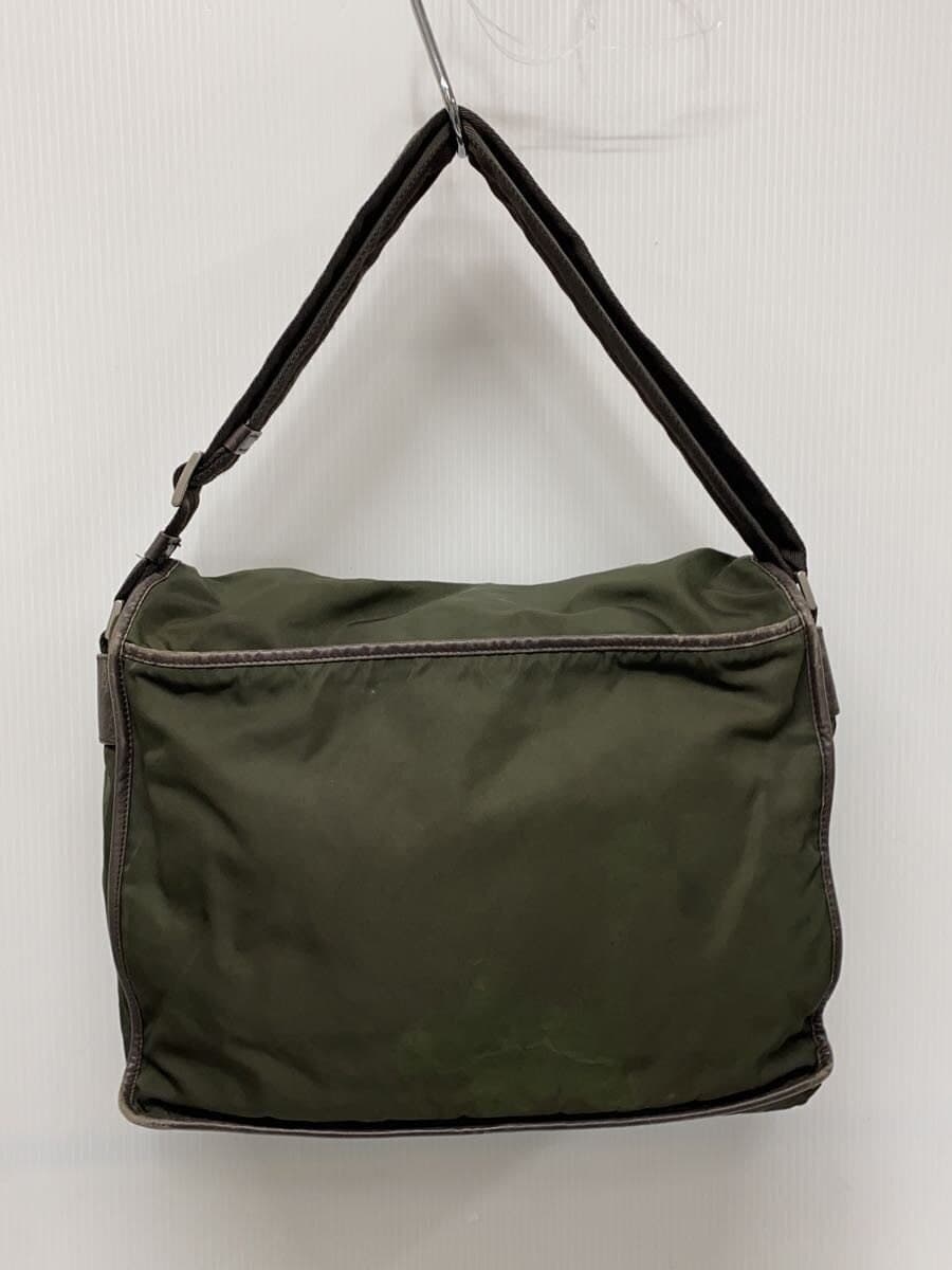 PRADAOLD nylon Messenger bag test tote shoulder bag KHK plain VINTAGE 3