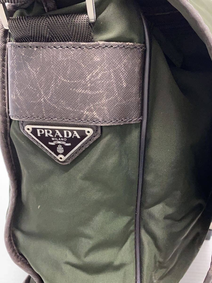 PRADAOLD nylon Messenger bag test tote shoulder bag KHK plain VINTAGE 5