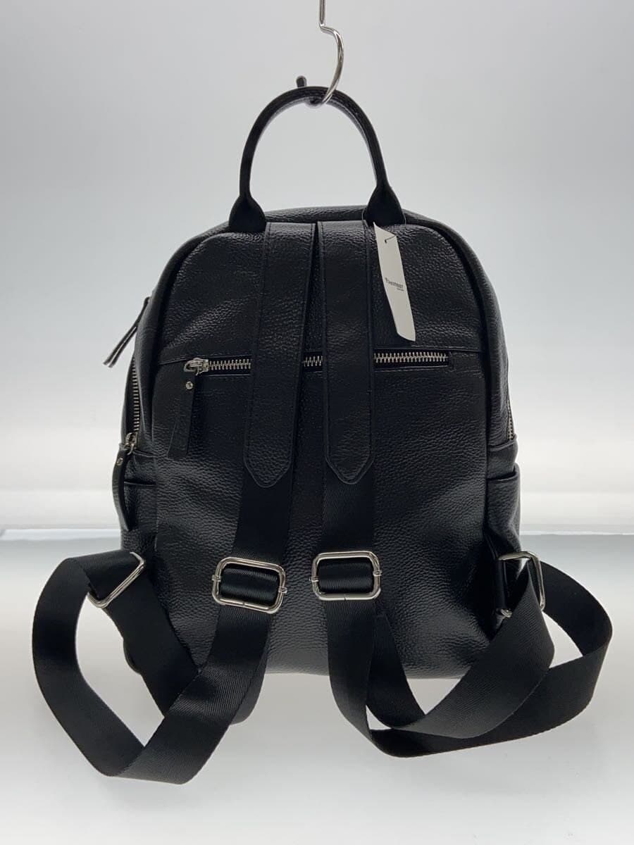 BARCOS Backpack Leather BLK Solid 3