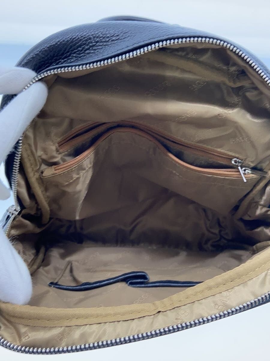 BARCOS Backpack Leather BLK Solid 6