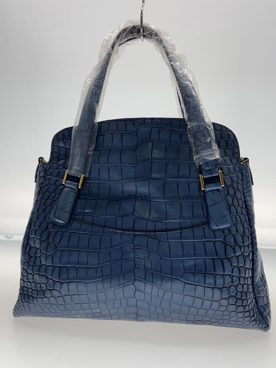LEATHER JEWELS Tote Bag BLU CO-2268 3