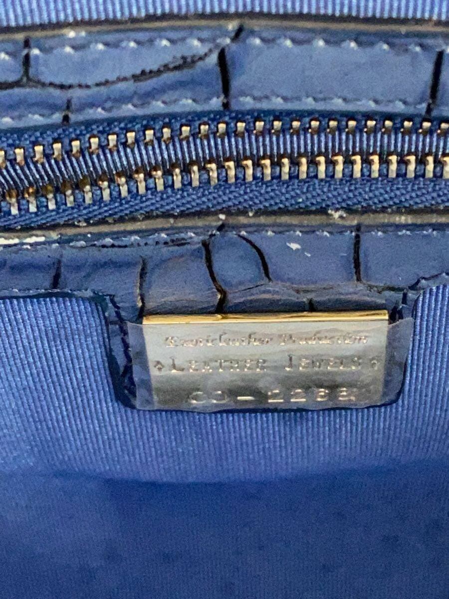 LEATHER JEWELS Tote Bag BLU CO-2268 5