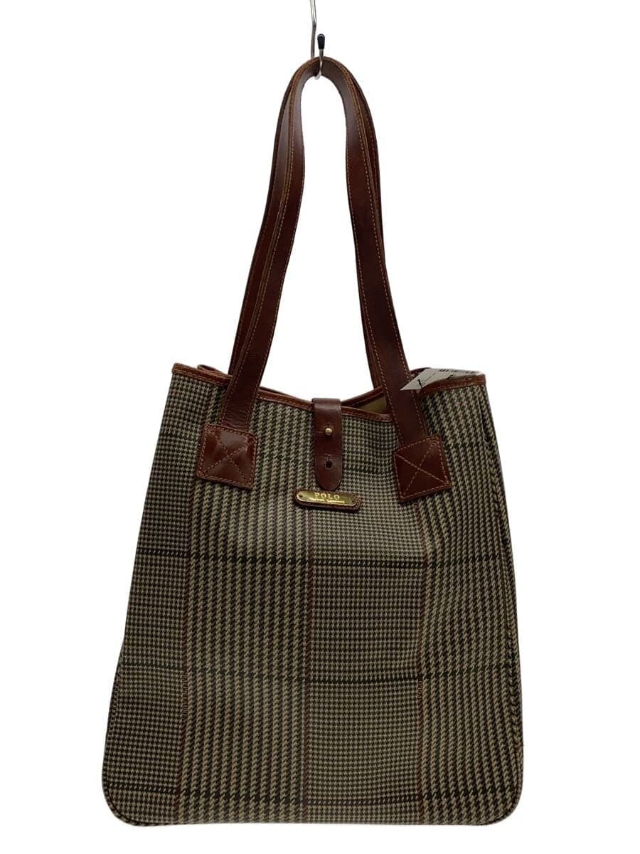 POLO RALPH LAUREN Tote Bag BRW All Over Pattern