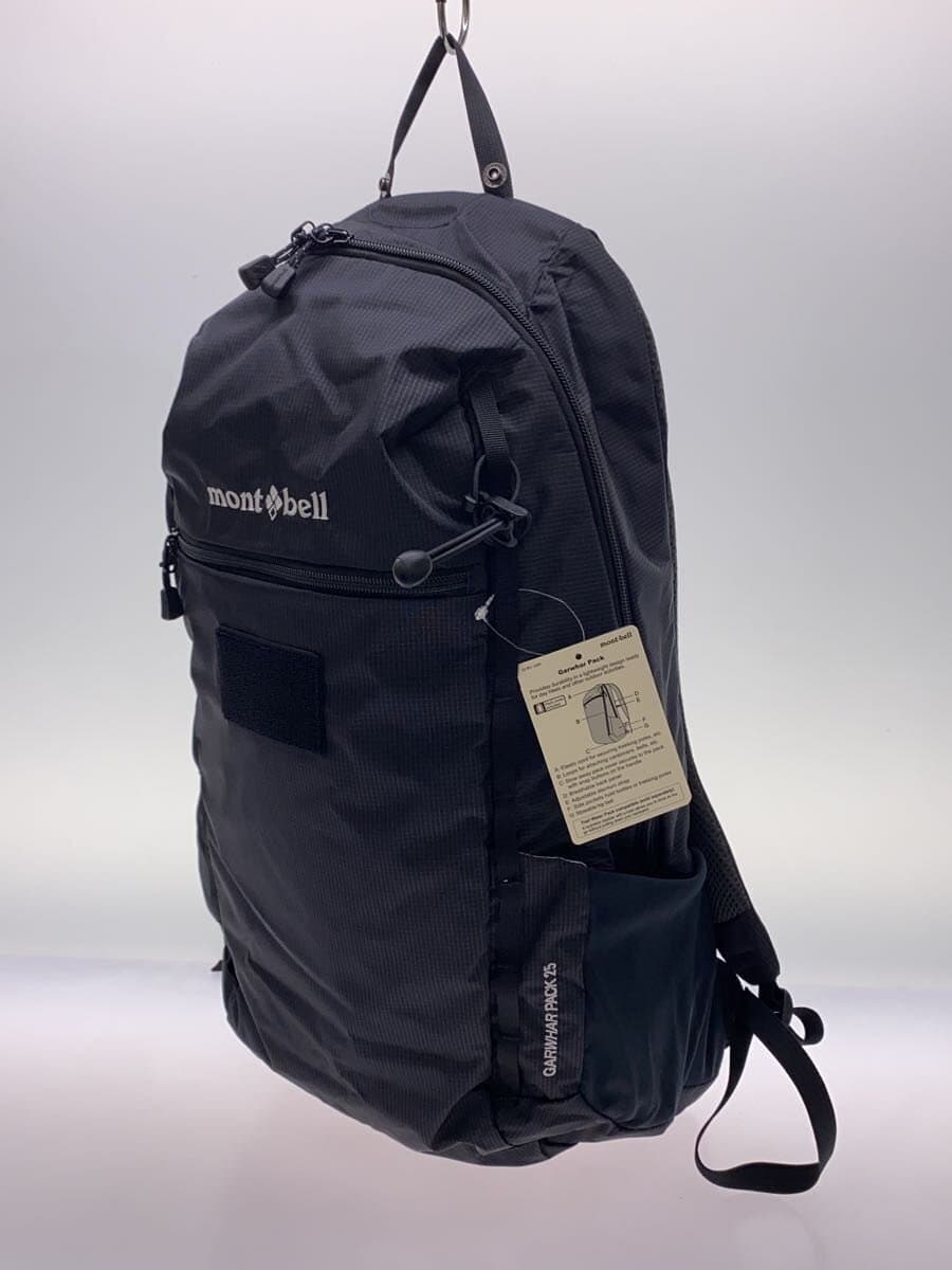 mont-bell GARWHAR PACK 25 Garwhar Pack 25 Backpack Nylon BLK Plain 1133210 2
