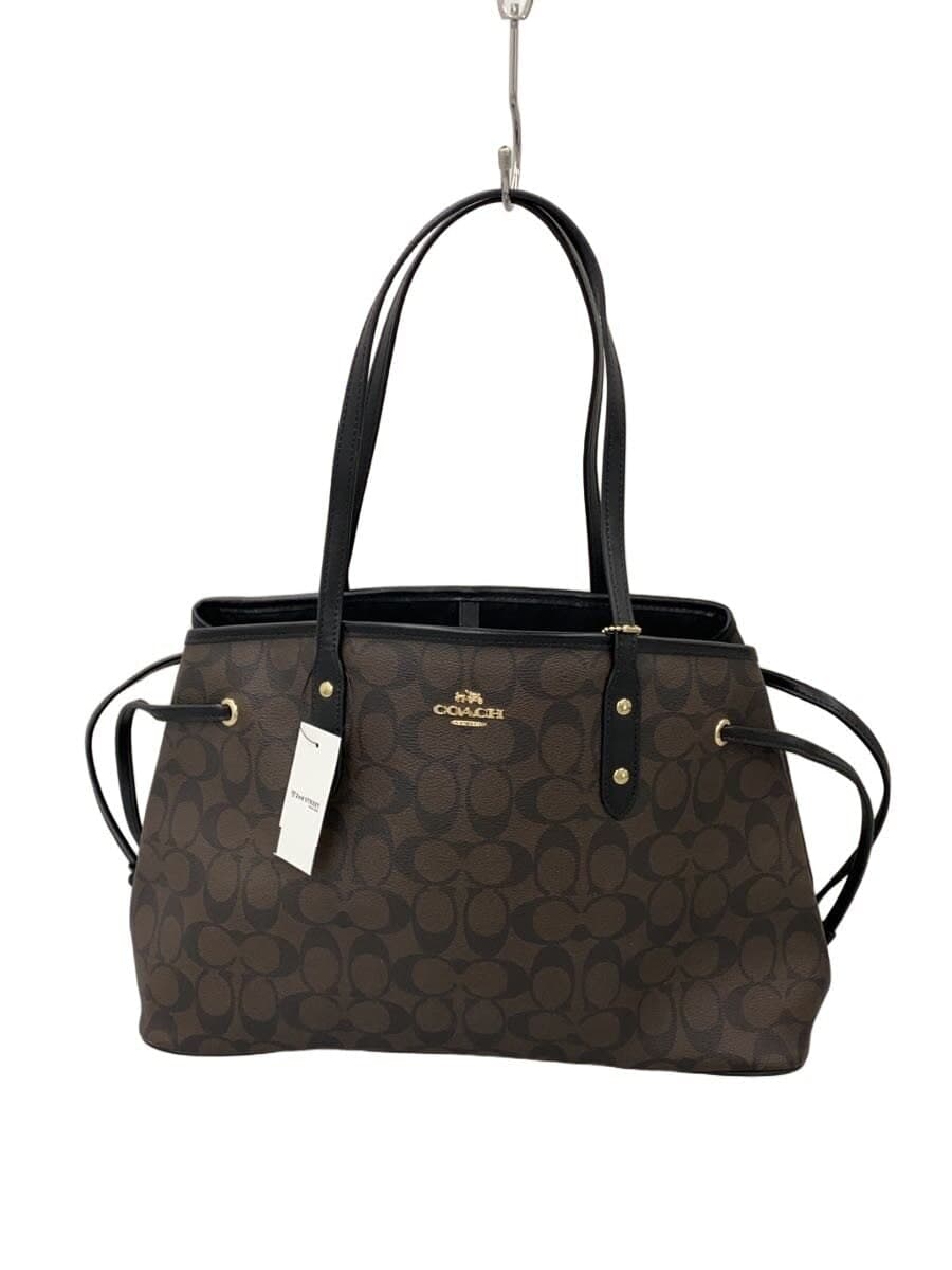 COACH Tote Bag Signature PVC BRW F57842