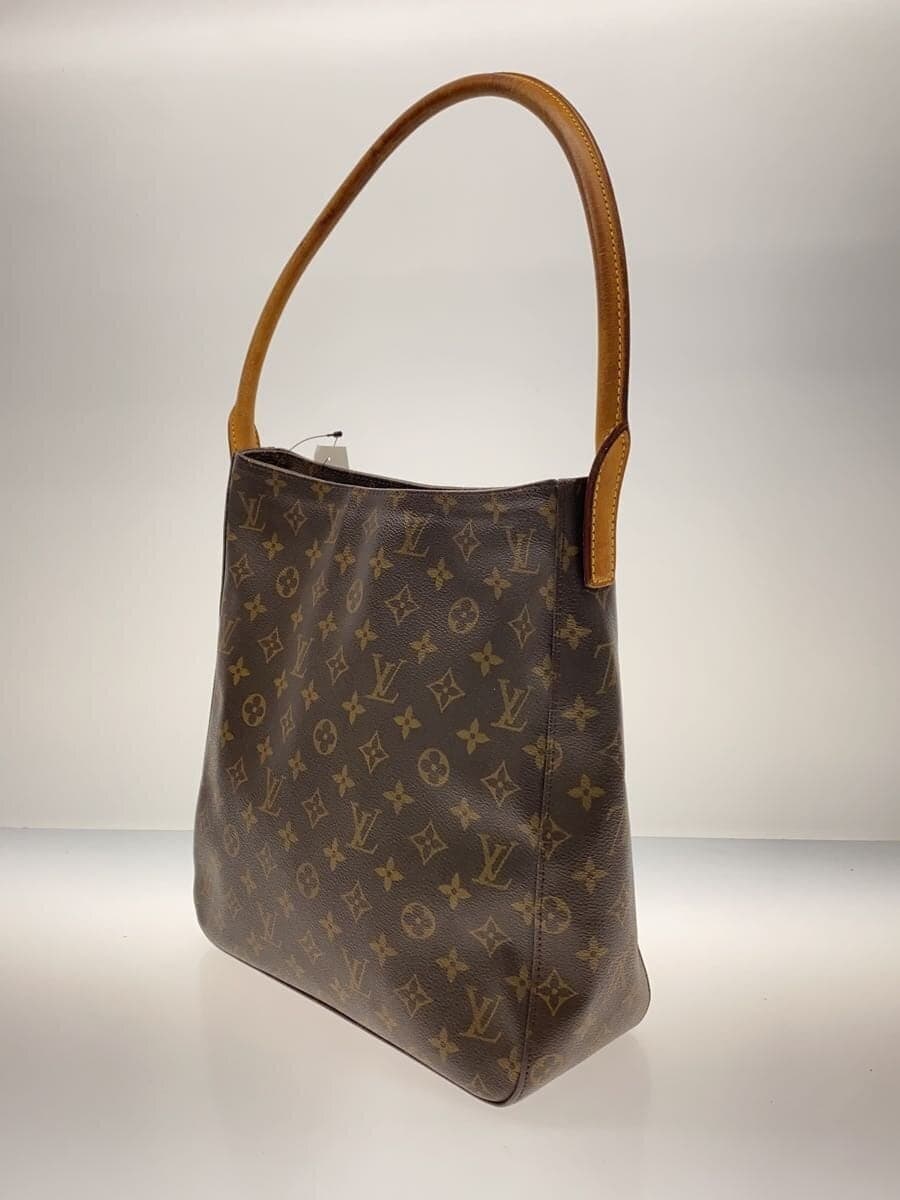 LOUIS VUITTON Looping GM Monogram Canvas PVC BRW M51145 2