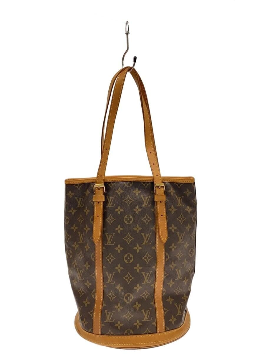 LOUIS VUITTON Bucket GM Monogram Canvas PVC BRW M42236