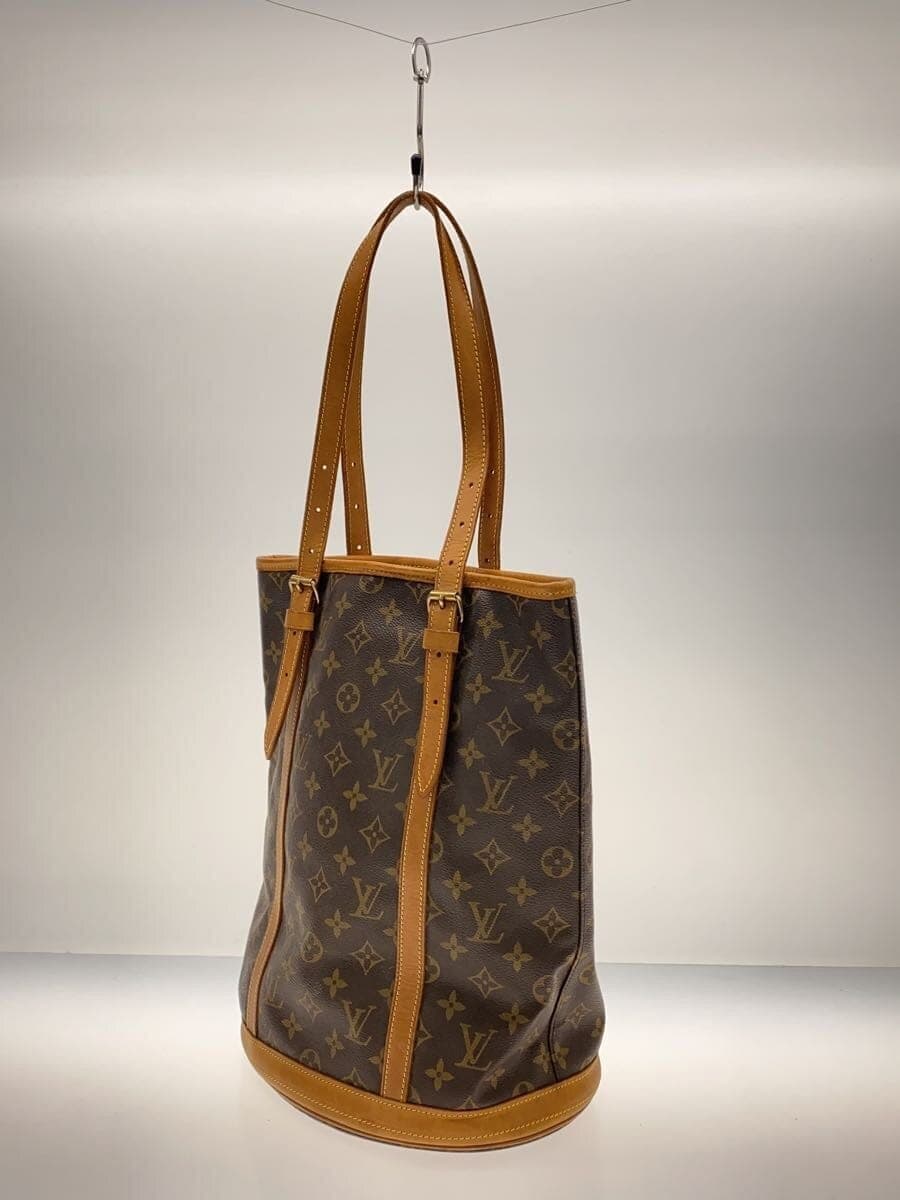 LOUIS VUITTON Bucket GM Monogram Canvas PVC BRW M42236 2
