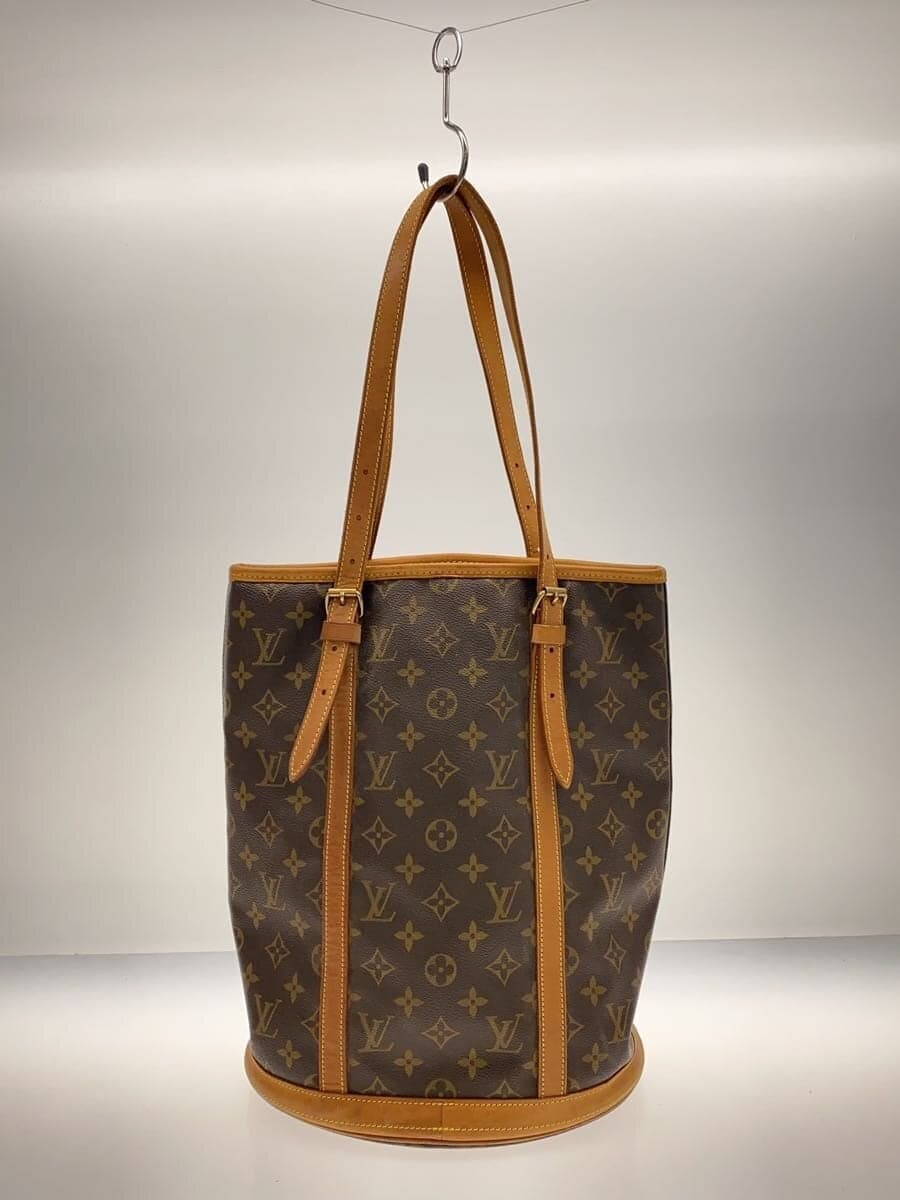 LOUIS VUITTON Bucket GM Monogram Canvas PVC BRW M42236 3