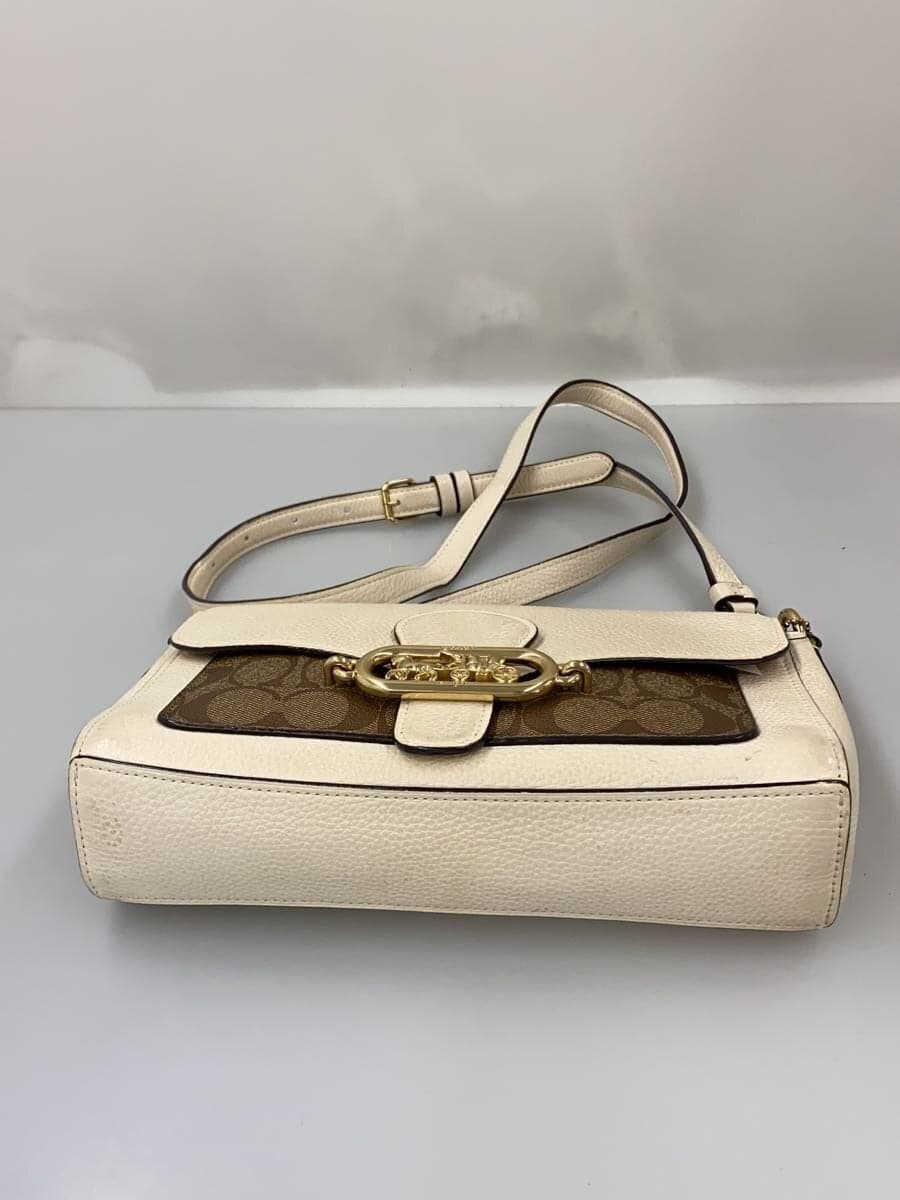 COACH SMALL JADE SHOULDER BAG Shoulder Bag PVC BEG F90782 4