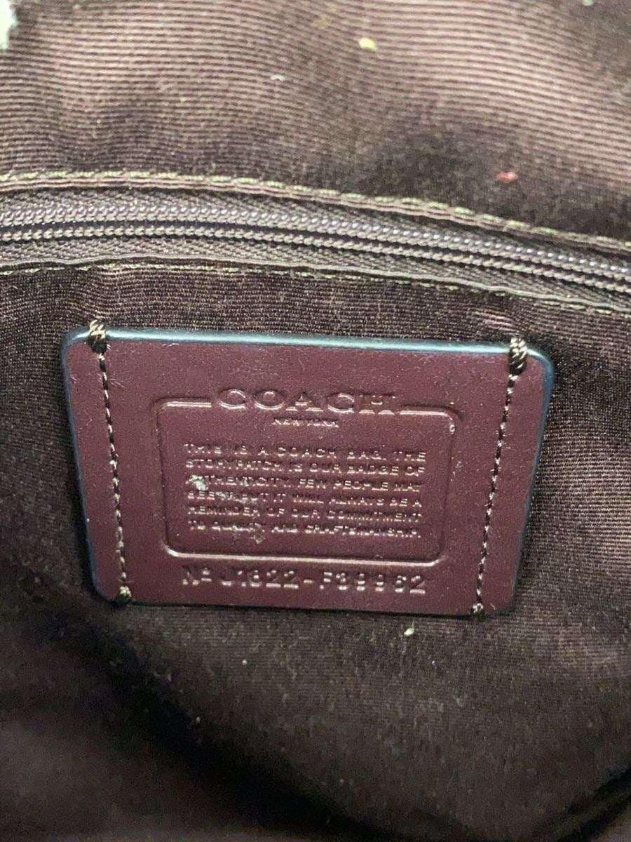 COACH Shoulder Bag PVC BRW F39962 5