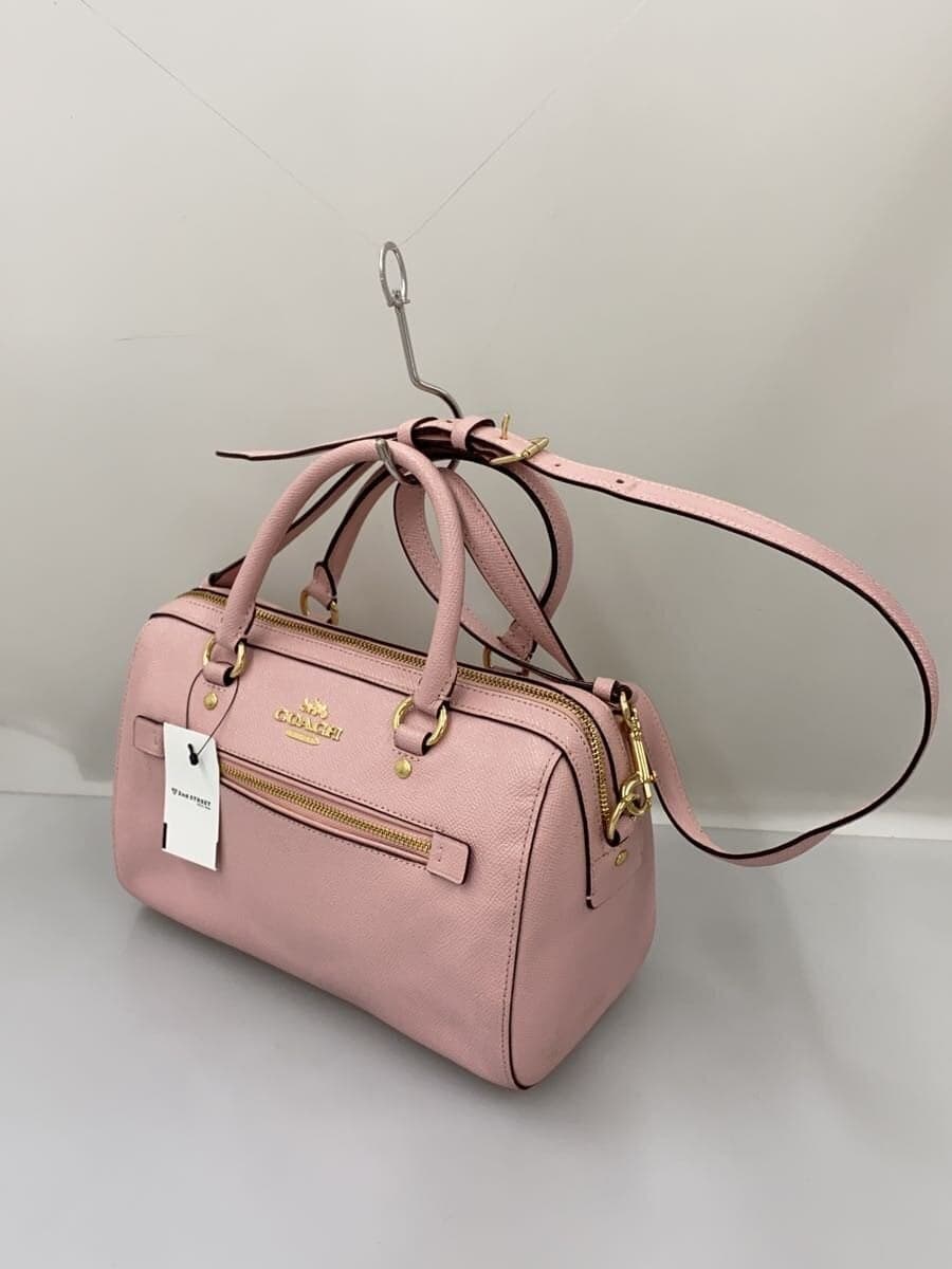 COACH Rowan Satchel_Pink Leather PNK Solid F79946 IMAOM 2