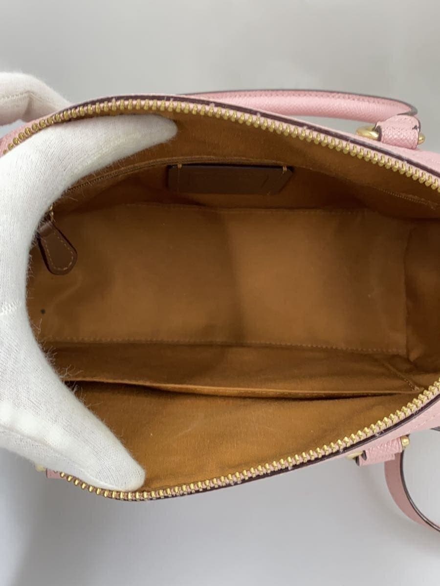 COACH Rowan Satchel_Pink Leather PNK Solid F79946 IMAOM 6