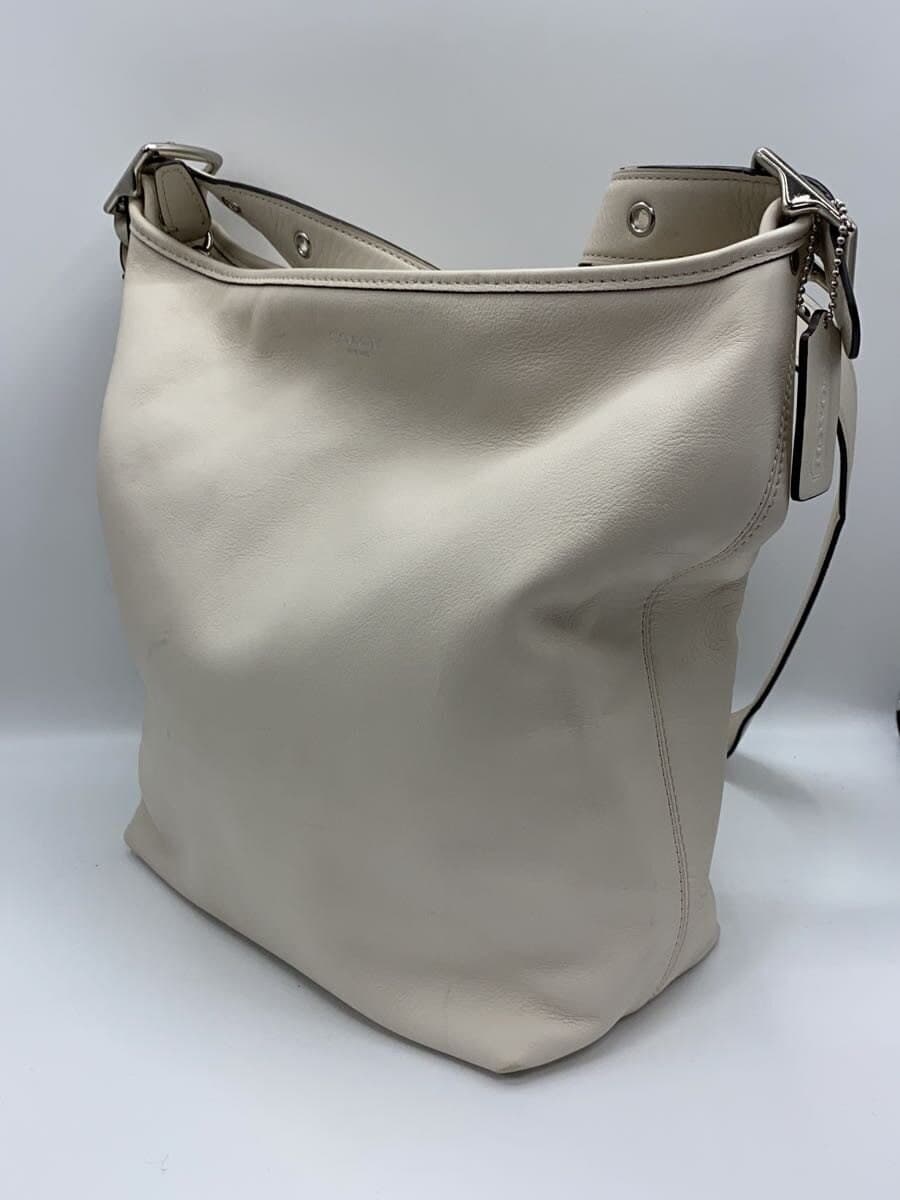 COACH Shoulder Bag_Duffle_Legacy Leather WHT Solid 19889 2