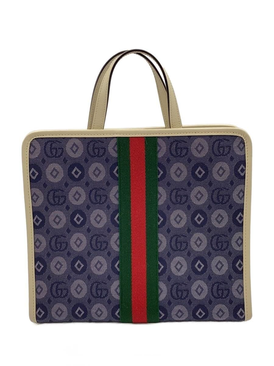 GUCCI handbag -- NVY all-over pattern 605614-520981