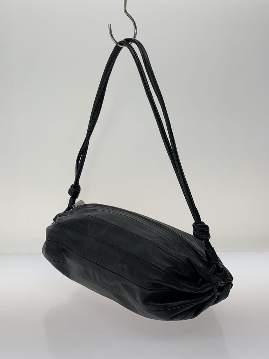 marimekko Shoulder Bag Leather BLK Solid 2