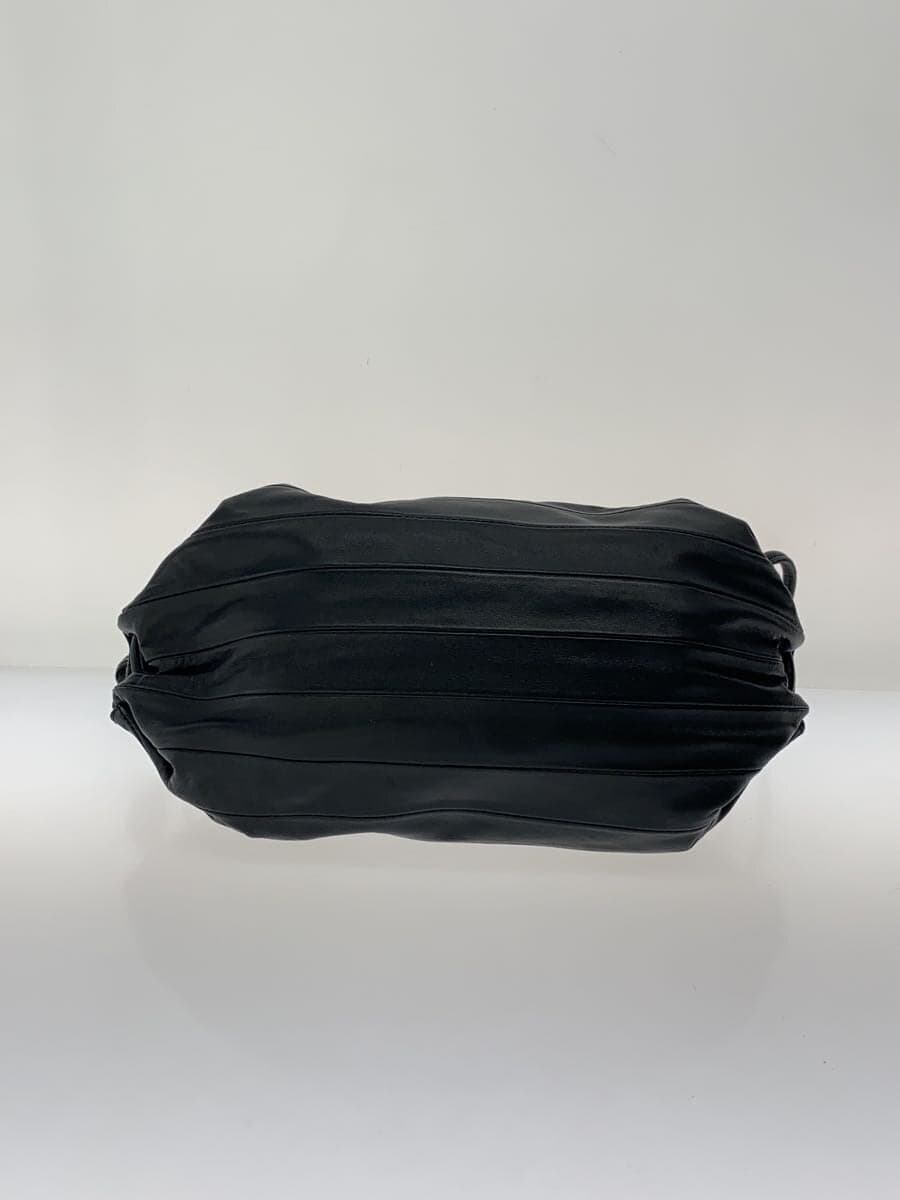 marimekko Shoulder Bag Leather BLK Solid 4