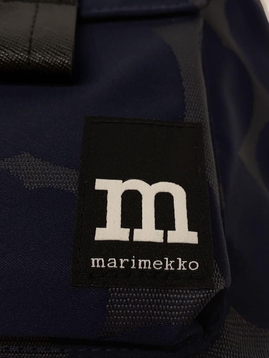 marimekko Backpack Nylon NVY All Over Pattern 5