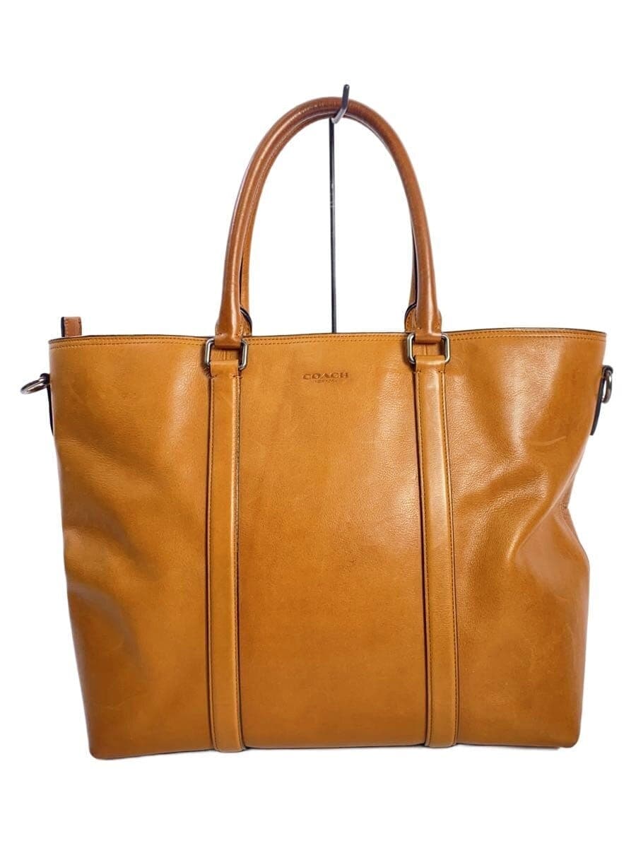 COACH Metro Polytan Tote Bag Leather CML