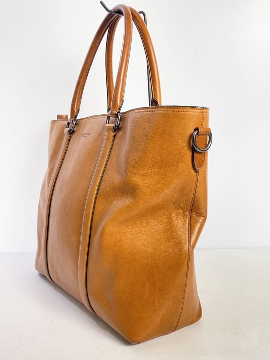 COACH Metro Polytan Tote Bag Leather CML 2