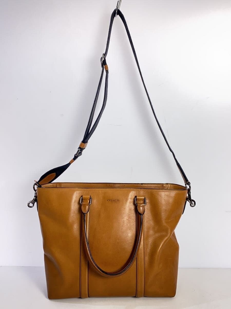 COACH Metro Polytan Tote Bag Leather CML 7