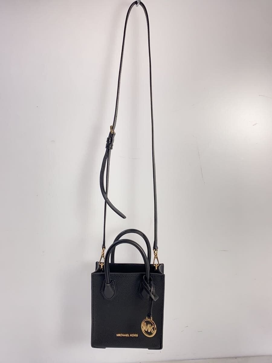 MICHAEL KORS Shoulder Bag Leather BLK Solid 35S1GM9T0L 8