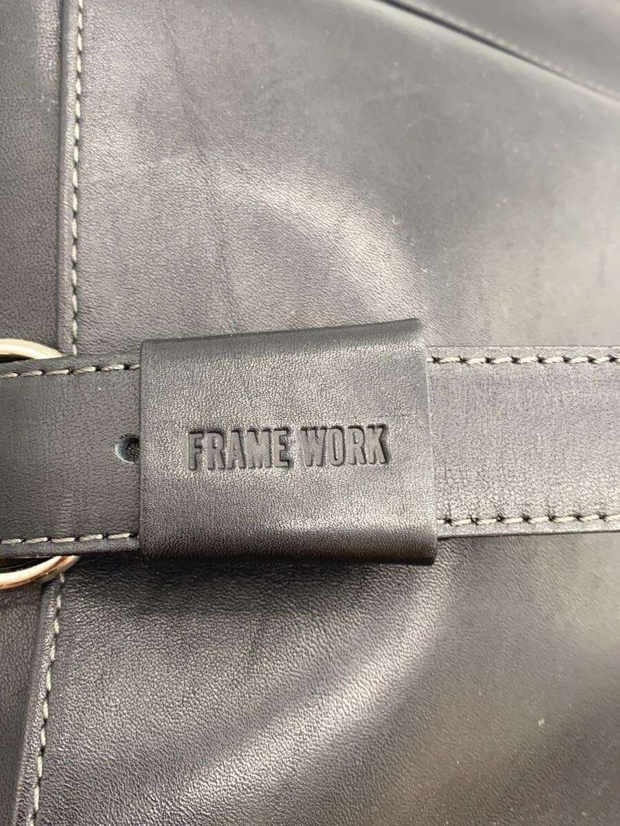 FRA Me WORK Tote Bag Leather BLK Solid 5