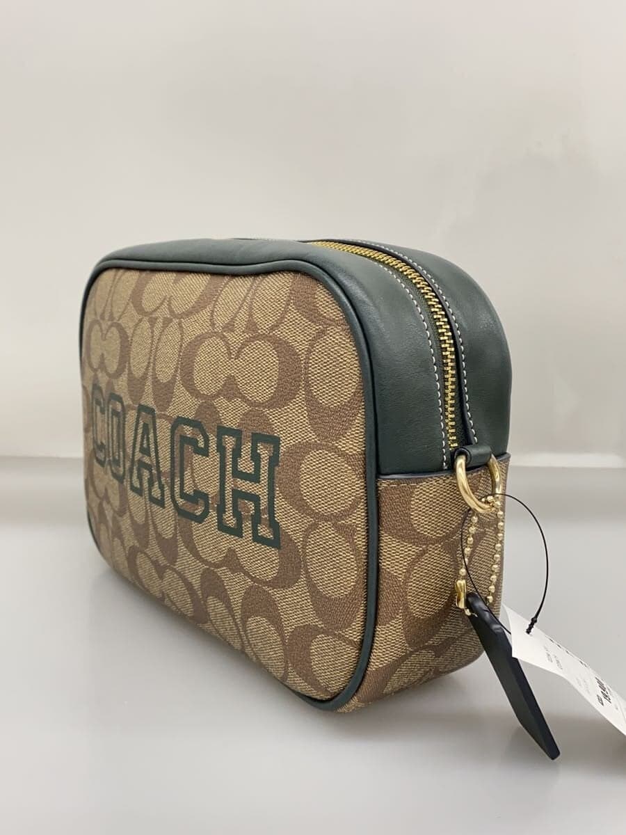 COACH Shoulder Bag PVC BRW All Over Pattern CE599 2