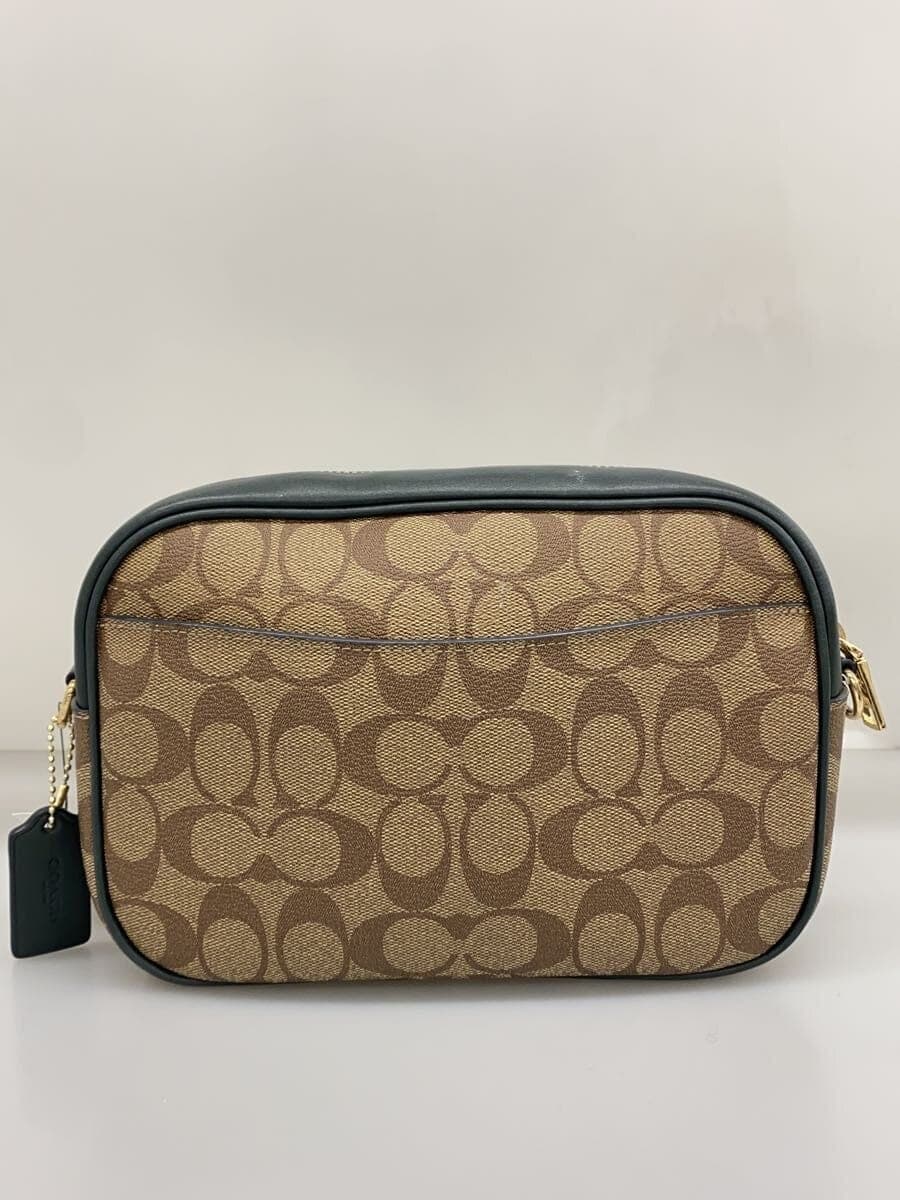 COACH Shoulder Bag PVC BRW All Over Pattern CE599 3
