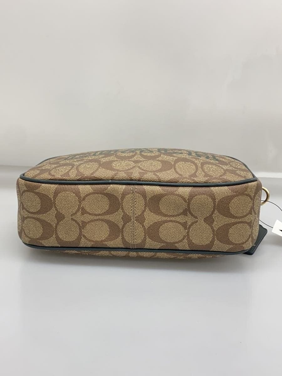 COACH Shoulder Bag PVC BRW All Over Pattern CE599 4