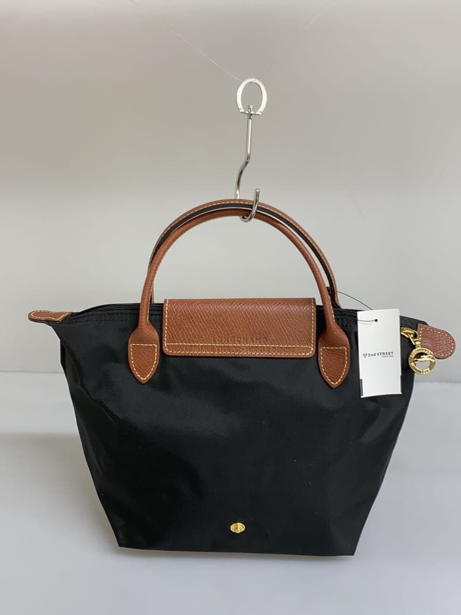 LONGCHAMP Handbag Nylon BLK Solid 1621089001 3