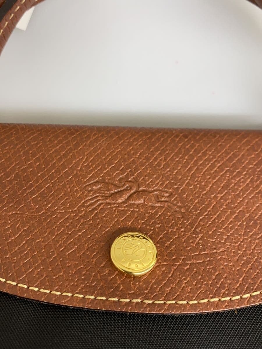 LONGCHAMP Handbag Nylon BLK Solid 1621089001 5