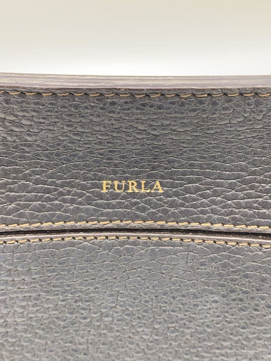 FURLA Shoulder Bag Leather BLK Solid 269308 5