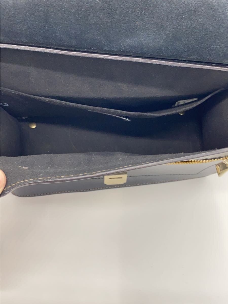 FURLA Shoulder Bag Leather BLK Solid 269308 6