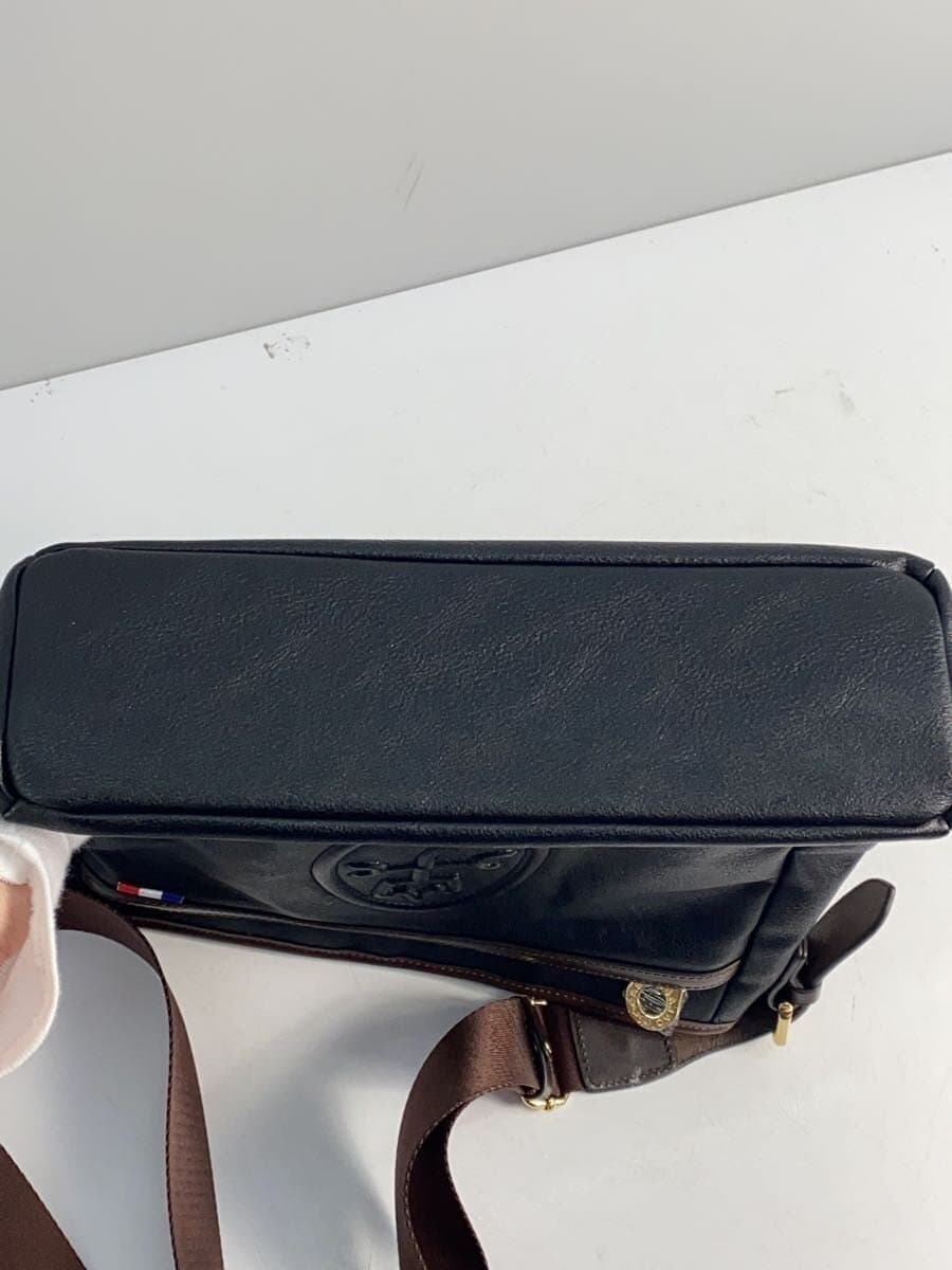 CASTELBAJAC shoulder bag leather black 033103 4