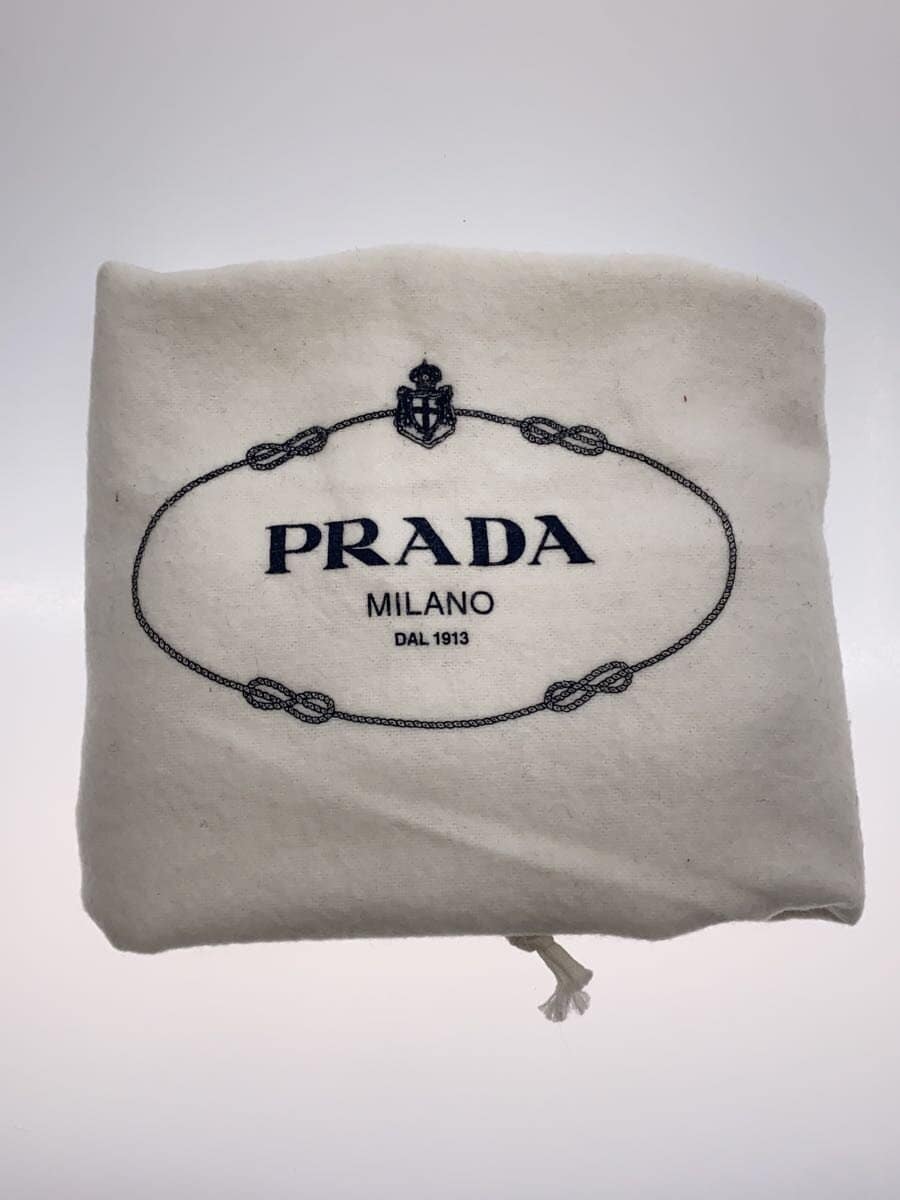 PRADA tote bag canvas BEG 7