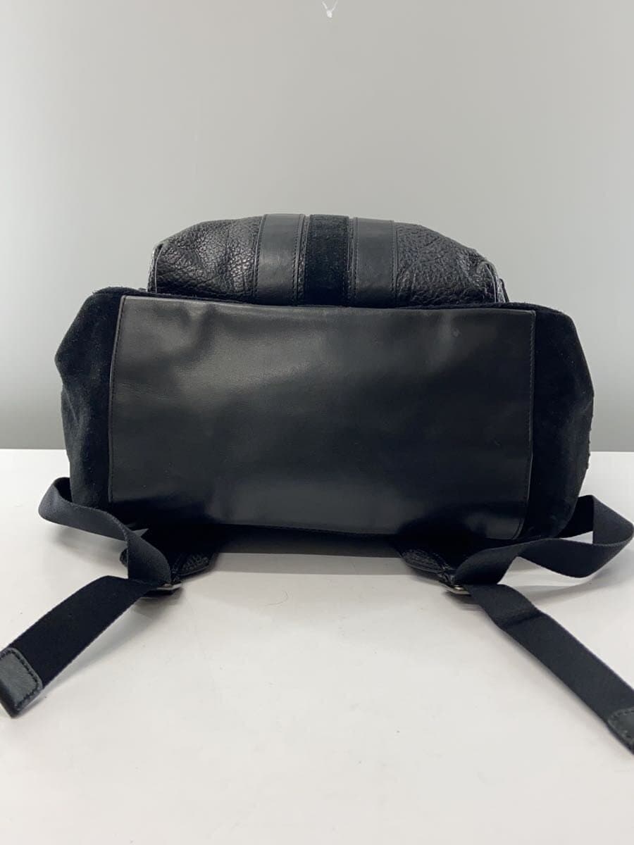 COACH Backpack Leather BLK Solid 49334 4